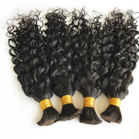 Water Wave Bulk Hair Extensions for Boho Knotless Braiding