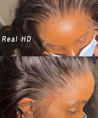 Water Wave Swiss HD Glueless 13x4 Lace Frontal WigKarlami Skinlike Real HD Lace 13x4 Full Frontal Wig Curly Pre Bleached