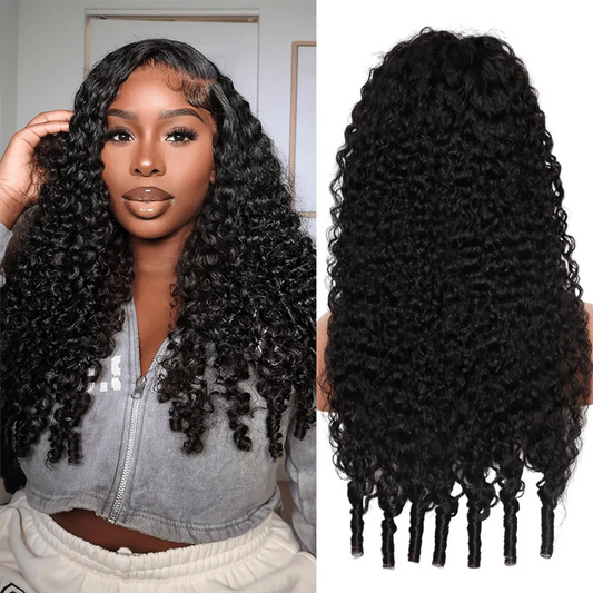 Burmese Curly Lace Frontal Human Hair Wigs Transparent Wig